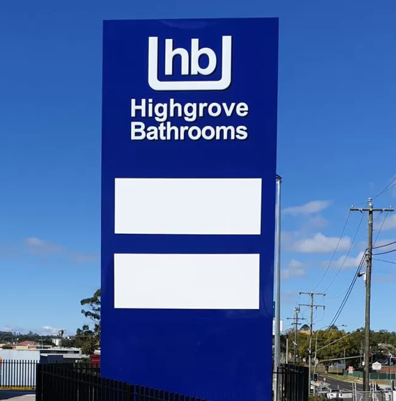 Highgrove Bathrooms Pylon Sign