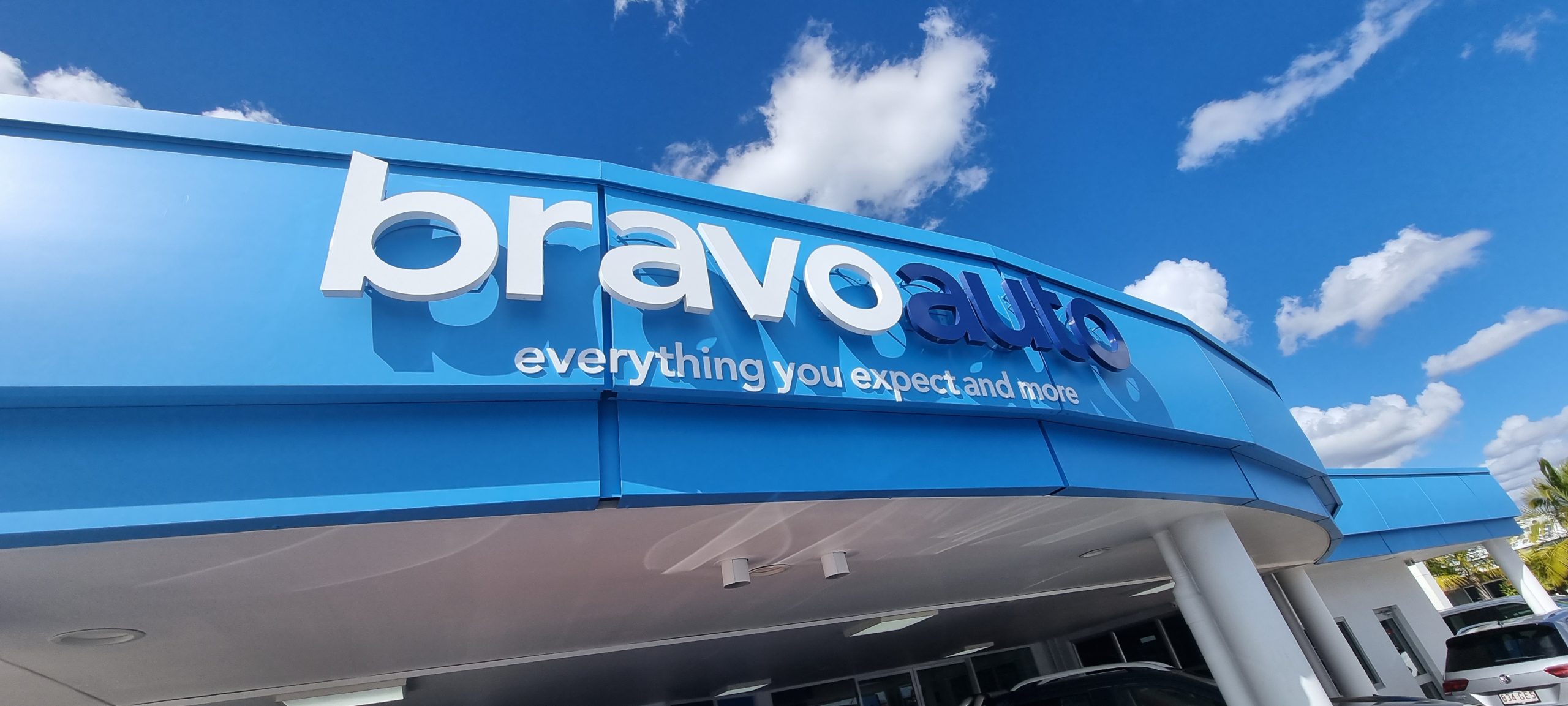 Bravo Auto Shop Signage