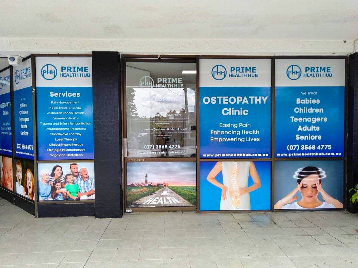 Primehealthhubwindowsignage