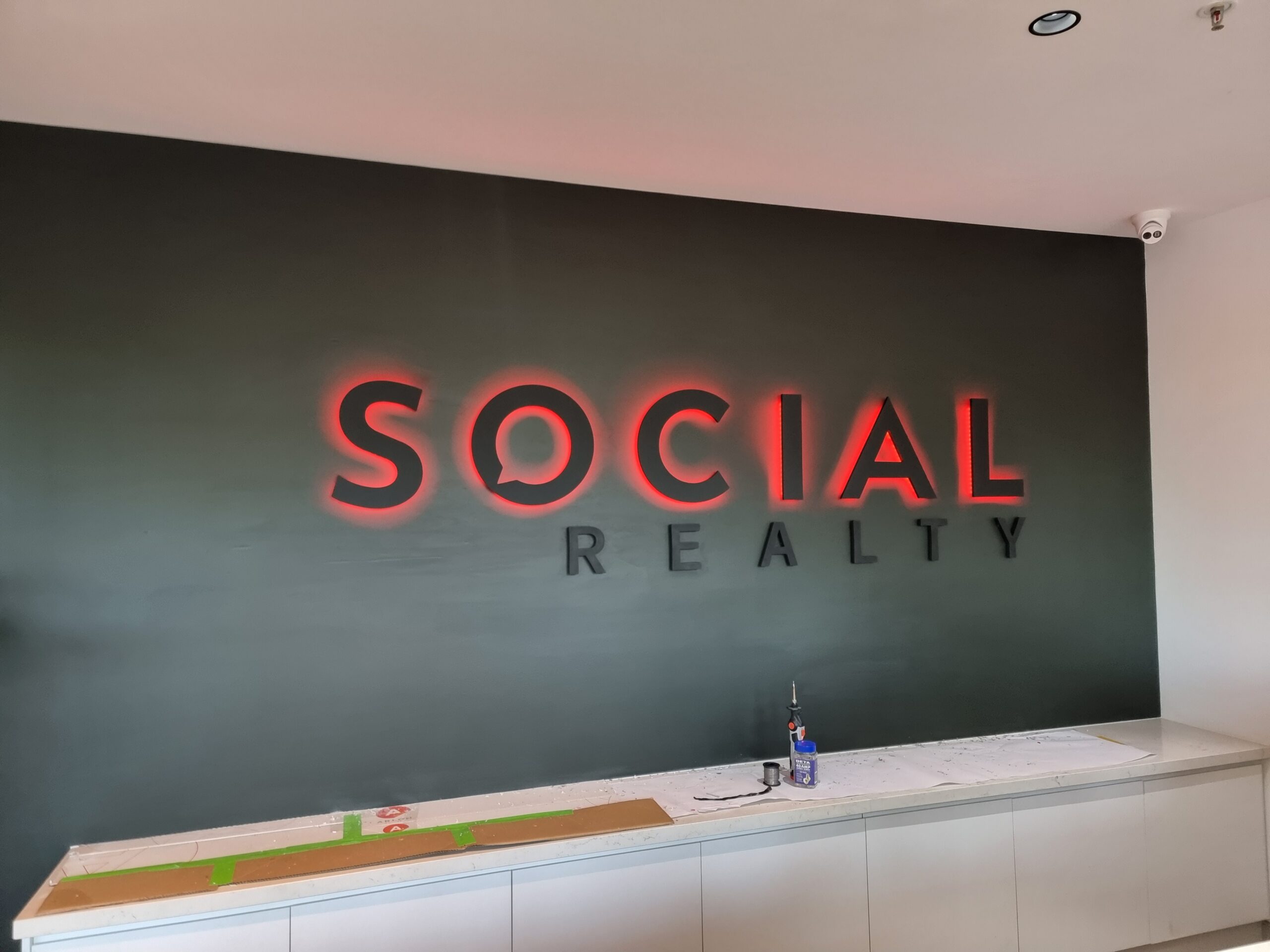 Reception Sign